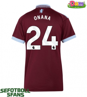 Aston Villa Amadou Onana #24 Hemmatröja Kvinnor 2026-27 Kortärmad